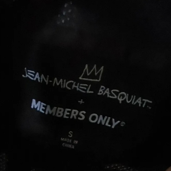 Jean Michel Basquiat + Members Only Mona Lisa Flames Jacket - Picture 4 of 4